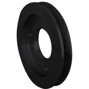 Big Block Chevy High Flow V-Belt Crankshaft Pulley - SWP - 1V - Black