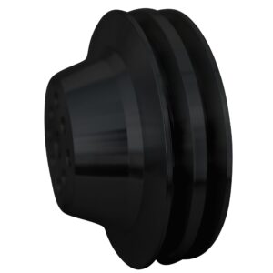 Big Block Chevy V-Belt Water Pump Pulley - SWP - 2V - Black
