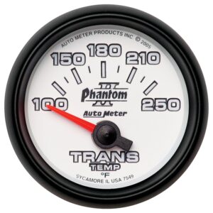 2-1/16 in. TRANSMISSION TEMPERATURE, 100-250 Fahrenheit, PHANTOM II