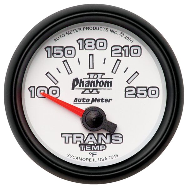 2-1/16 in. TRANSMISSION TEMPERATURE, 100-250 Fahrenheit, PHANTOM II