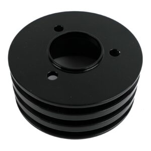 Big Block Chevy V-Belt Crankshaft Pulley - SWP - 3V - Black