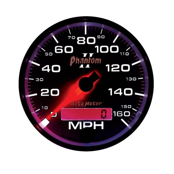 3-3/8 in. SPEEDOMETER, 0-160 MPH, PHANTOM II