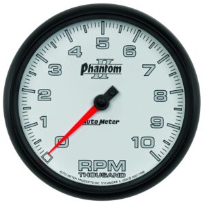 5 in. IN-DASH TACHOMETER, 0-10,000 RPM, PHANTOM II
