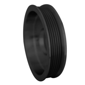 Big Block Chevy Serpentine Crankshaft Pulley - SWP - 1V - Black