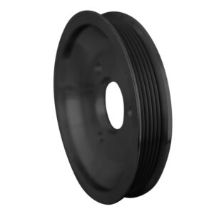 Big Block Chevy High Flow Serpentine Crankshaft Pulley - SWP - 1V - Black