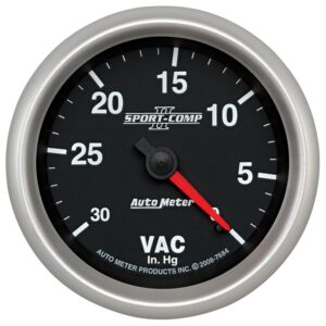 2-5/8 in. VACUUM, 0-30 IN HG, SPORT-COMP II
