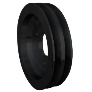Big Block Chevy High Flow V-Belt Crankshaft Pulley - SWP - 2V - Black