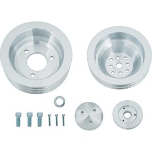 Big Block Chevy High Flow V-Belt Pulley Kit - SWP - 3V
