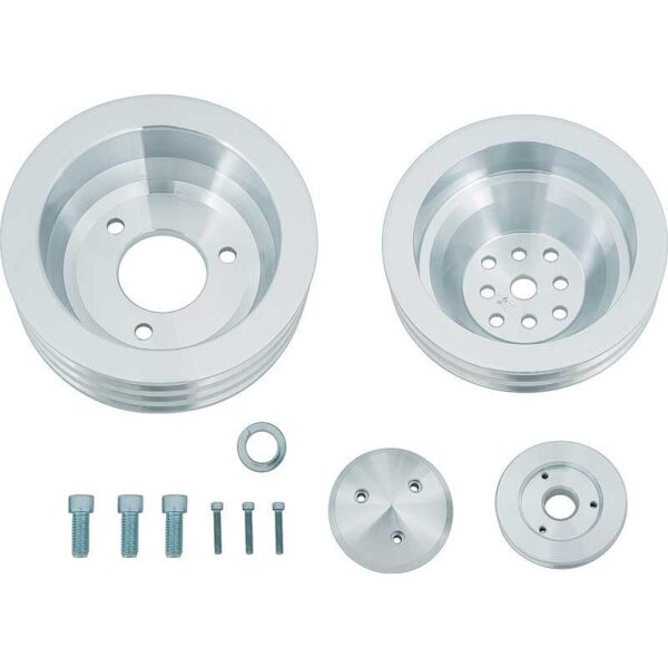Big Block Chevy High Flow V-Belt Pulley Kit - SWP - 3V