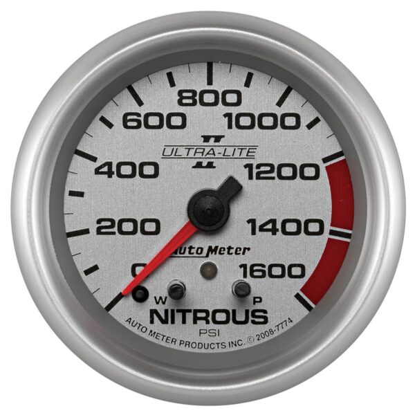 2-5/8 in. NITROUS PRESSURE, 0-1600 PSI, ULTRA-LITE II