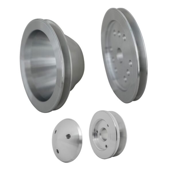 Chevy 348-409 V-Belt Pulley Kit; 1V
