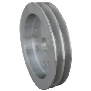 Chevy 348-409 V-Belt Crankshaft Pulley; 2V; V-Belt