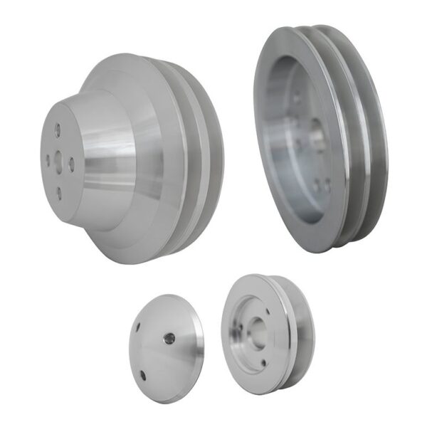 Chevy 348-409 V-Belt Pulley Kit; 2V