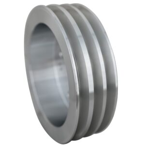 Chevy 348-409 V-Belt Crankshaft Pulley; 3V
