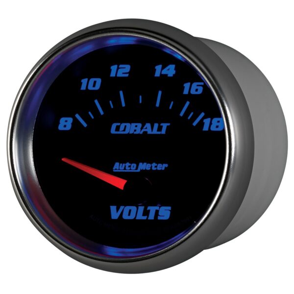 2-5/8 in. VOLTMETER, 8-18V, COBALT