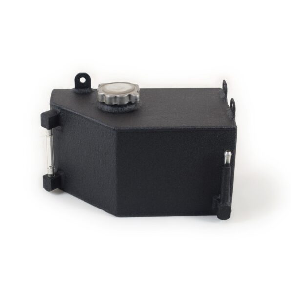 Canton 80-224BLK Alum Expansion Tank For 84-96 Corvette Black Powdercoat