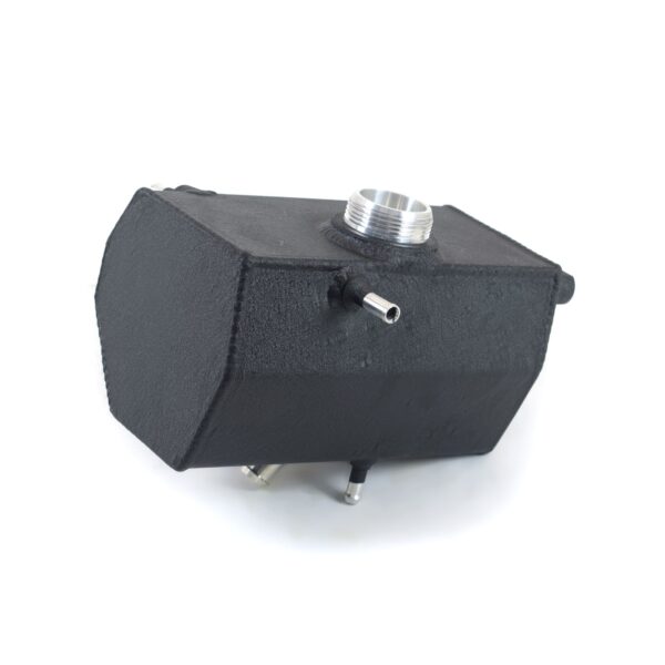 Canton 80-247SBLK Aluminum Expansion Tank 2015-Up Mustang With Stock Neck Black