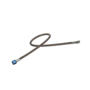 DEI 80202 Stainless Steel Braided Hose 2 ft. -4AN Female End and 1/8 NPT Male End 080202
