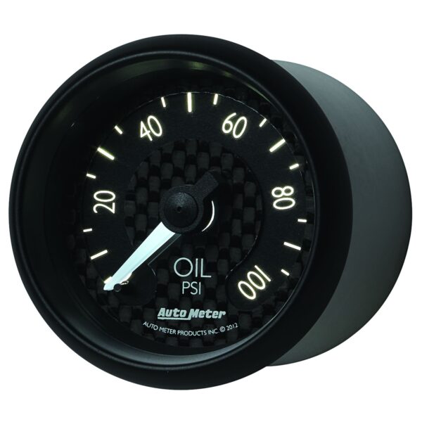 2-1/16 in. OIL PRESSURE, 0-100 PSI, GT