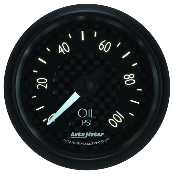 2-1/16 in. OIL PRESSURE, 0-100 PSI, GT