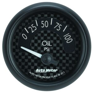 2-1/16 in. OIL PRESSURE, 0-100 PSI, GT