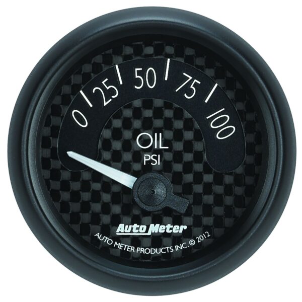 2-1/16 in. OIL PRESSURE, 0-100 PSI, GT