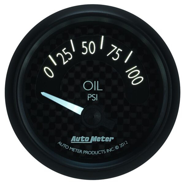 2-1/16 in. OIL PRESSURE, 0-100 PSI, GT