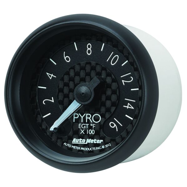 2-1/16 in. PYROMETER, 0-1600 Fahrenheit, GT