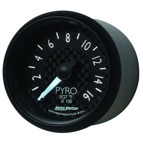 2-1/16 in. PYROMETER, 0-1600 Fahrenheit, GT
