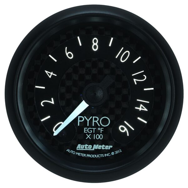 2-1/16 in. PYROMETER, 0-1600 Fahrenheit, GT
