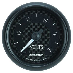 2-1/16 in. VOLTMETER, 8-18V, GT