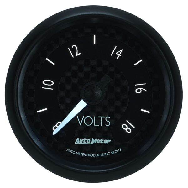 2-1/16 in. VOLTMETER, 8-18V, GT