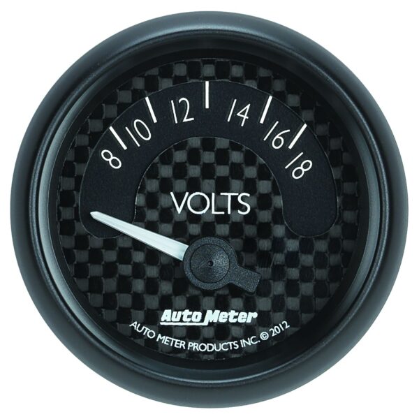 2-1/16 in. VOLTMETER, 8-18V, GT