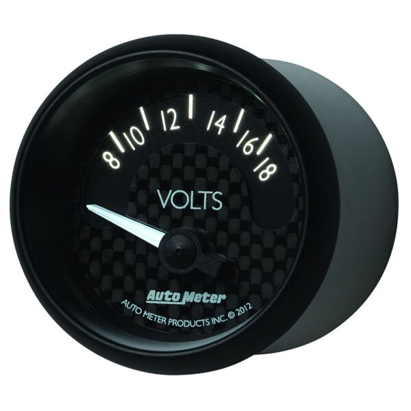 2-1/16 in. VOLTMETER, 8-18V, GT