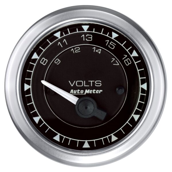 2-1/16 in. VOLTMETER, 8-18V, CHRONO
