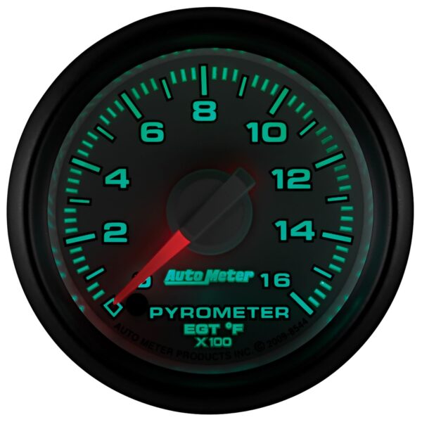 2-1/16 in. PYROMETER, 0-1600 Fahrenheit, GEN 3 DODGE FACTORY MATCH