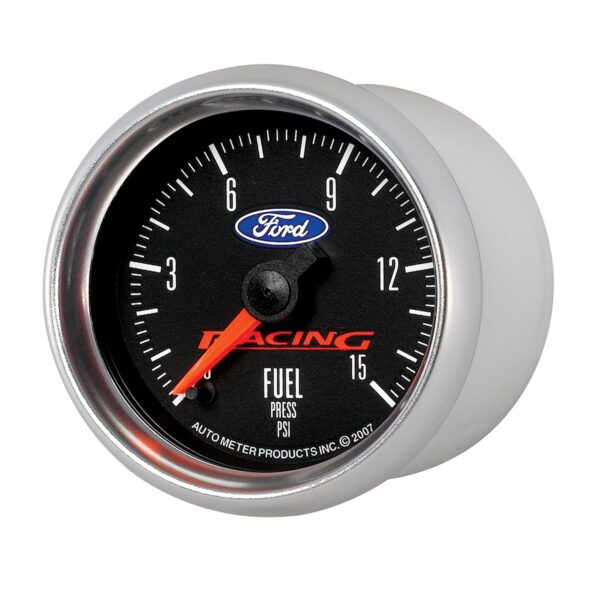 2-1/16 in. FUEL PRESSURE, 0-15 PSI, FORD RACING