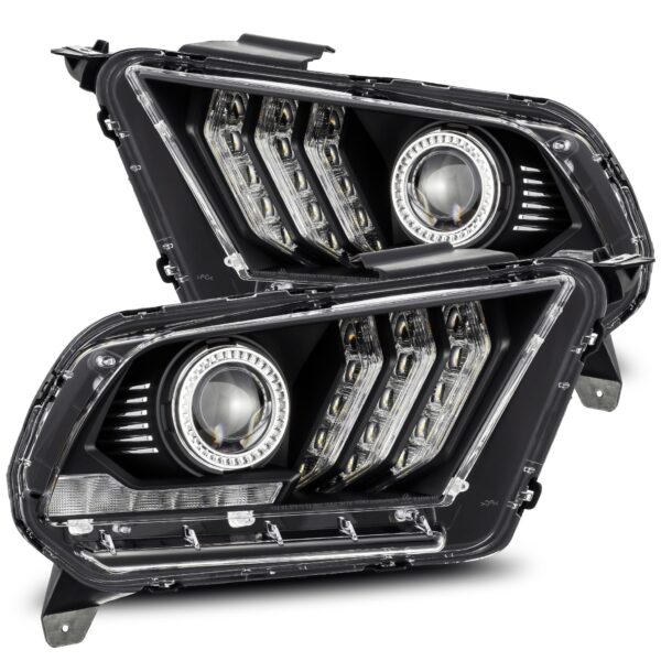 AlphaRex-LED Projector Headlights in Black