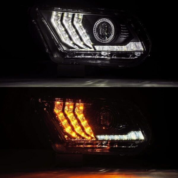 AlphaRex-LED Projector Headlights in Black