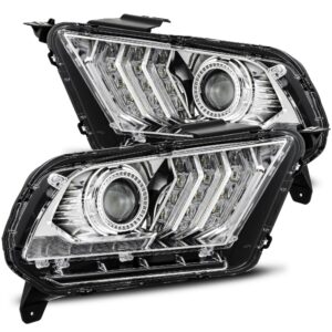 AlphaRex-LED Projector Headlights in Chrome