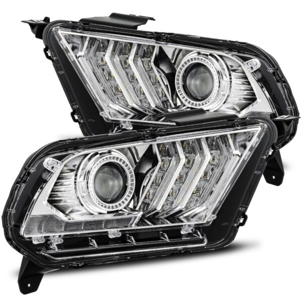 AlphaRex-LED Projector Headlights in Chrome