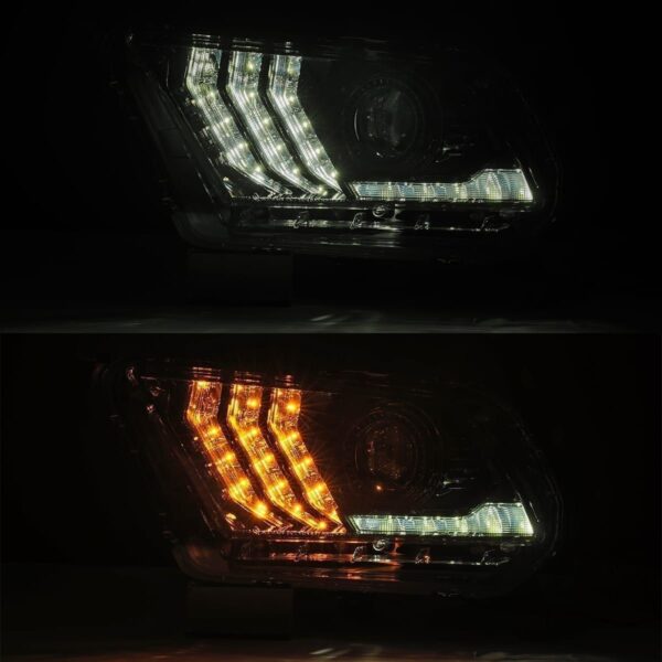 AlphaRex-LED Projector Headlights in Alpha- Black