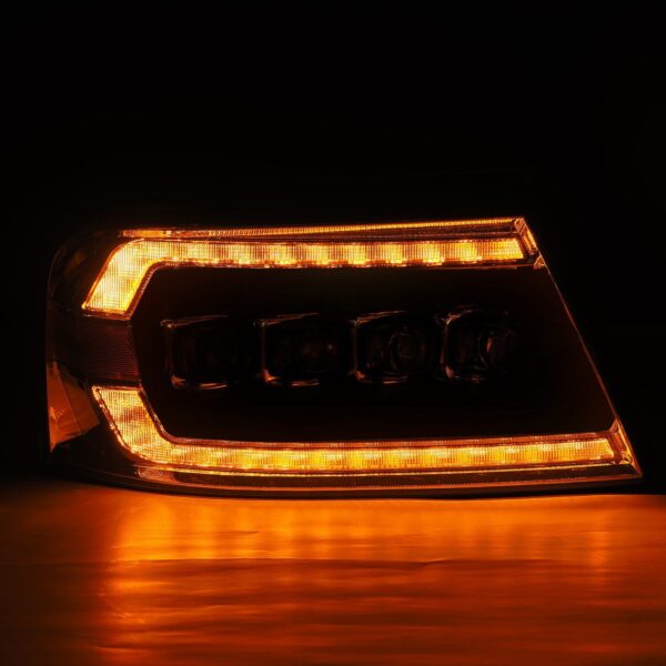 AlphaRex-LED Projector Headlights in Black
