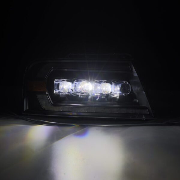AlphaRex-LED Projector Headlights in Black