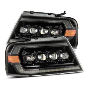 AlphaRex-LED Projector Headlights in Alpha-Black