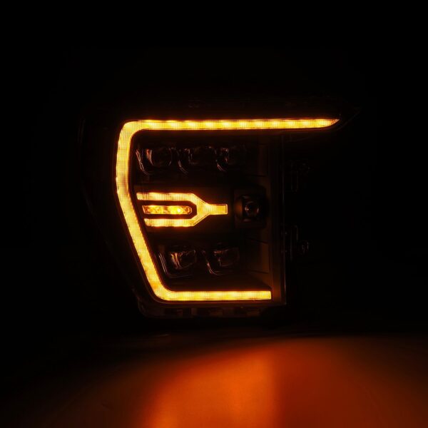 AlphaRex-LED Projector Headlights in Black