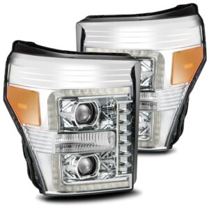 AlphaRex-LED Projector Headlights in Chrome
