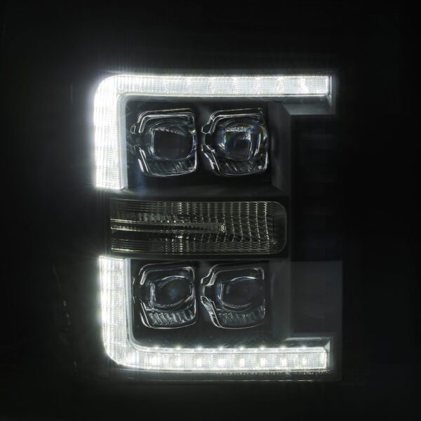 AlphaRex-LED Projector Headlights in Alpha- Black