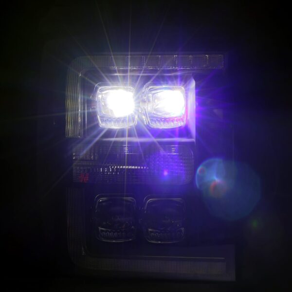 AlphaRex-LED Projector Headlights in Black