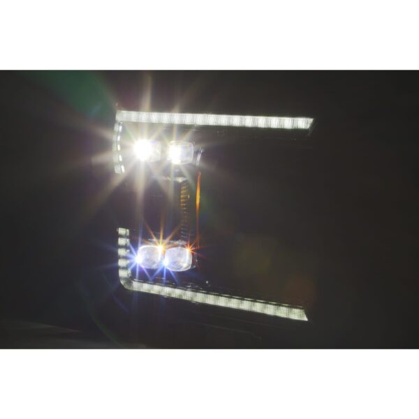 AlphaRex-LED Projector Headlights in Alpha- Black